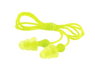 3M™ Tri-Flange™ Corded Earplugs, Hearing Conservation P3000